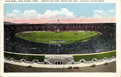 Yale Bowl, New Haven, Conn. — estádio universitário — editor Morris Berman