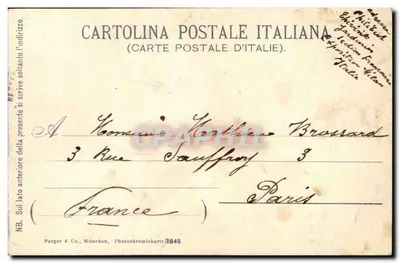 Corso Vittorio Emanuele — Mediolan — wydawca Purger & Co. n°3846 — Rewers