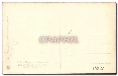 Tapijt van het Kasteel (9) - Hendrik IV voor Parijs — Achterkant