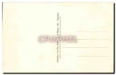 A Grande Casse (3.861 m.) — A Savóia pitoresca — Coleção 'La Plus Belle' de Migietex, edição de Chambéry — Verso