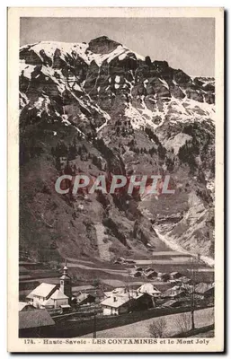 Les Contamines i Mont Joly — Wysokie Sałwy — wydawca L. Morand, Vegeève, nr 174