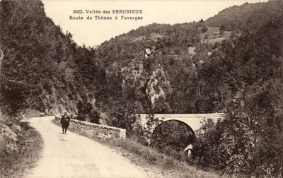Vale dos Essurieux — Estrada de Thônes a Favergeres — ABM. - Les Jois Coins de Savoie