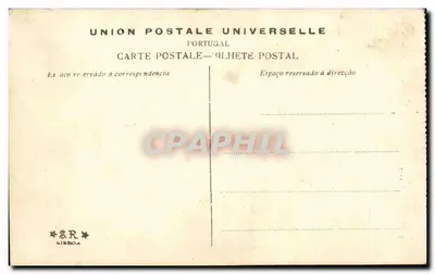 Jardim Botânico — Lisboa — Union Postale Universelle — Verso