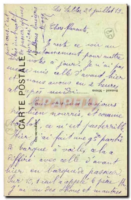Les Sables-d'Olonne — Sablaise — Limousin, editor, n°8 — Verso