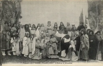 Passão na VERRIE (Vendée) 1921 — A Entrada em Jerusalém