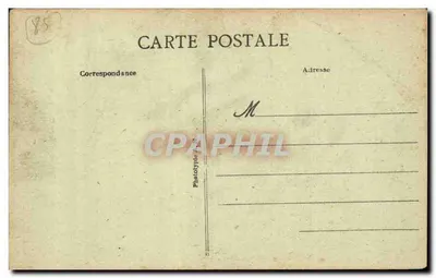 Sainte-Hermine (Vendée) — Plac Saint-Hermand — Zbiór Castet, nr 17 — Rewers