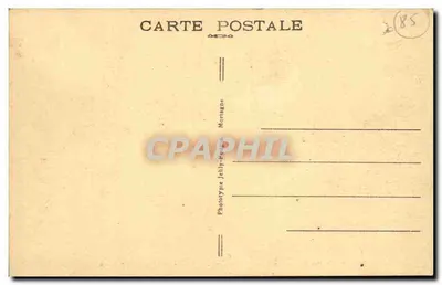 Granja del Colombier — Antigua propiedad de la Familia Clemenceau — Fototipo Jehly-Beaupassage — Reverso