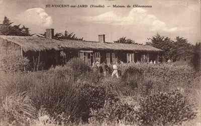 ST-VINCENT-sur-JARD (Vendée) — Casa de Clémenceau
