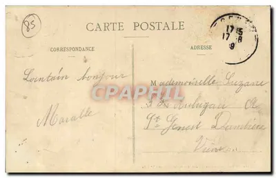 A Culbute — Lucien Amiaud, Les Sables-d'Olonne — N° 2224 — Verso