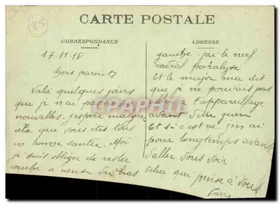 Les Sables-d'Olonne — Wnętrze kościoła — wydawca: Pons, huralista-wydawca — Rewers