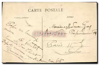 La Vendée Maraichine — scène de groupe avec texte humoristique — Nozais, Nantes, n°15 — Verso