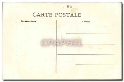Donna in abito sablais — I Belli Costumi di Francia — Collezione Nougne, 25 rue Carnot, Pau — Verso