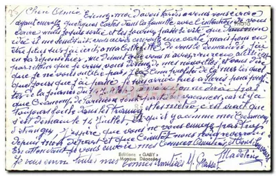Les Sables-d'Olonne — Kostiumy Sableois, Wieża Arundel, Port, Plaża i Półwysp — Wydawnictwo Gaby — Rewers
