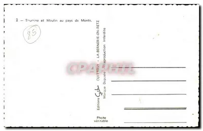 Bourrine e Mulino nel paese dei Monts — Edizioni CUITTÉNY — Verso