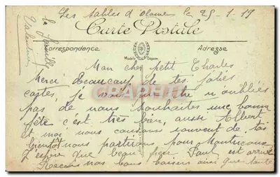 Les Sables-d'Olonne — Avenida Georges-Godet — LL. — N° 118 — Verso