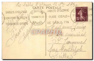 Les Sables-d'Olonne — Marais Salants — wydanie Nowych Galerii, nr 69 — Rewers