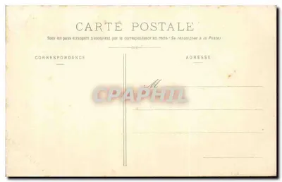 Les Sables-d'Olonne - Durante a Tempestade — Coleção Lucien Amiaud, N° 1218 — Verso