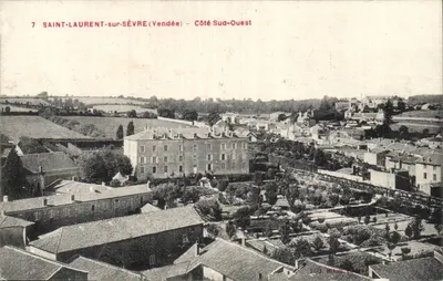 Saint-Laurent-sur-Sèvre (Vendée) — Lado Sudoeste — L. J. Bilal, Cherves