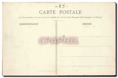Les Sables-d'Olonne — Sociedade La Fauvette — Edição das Novas Galerias - N° 147 — Verso
