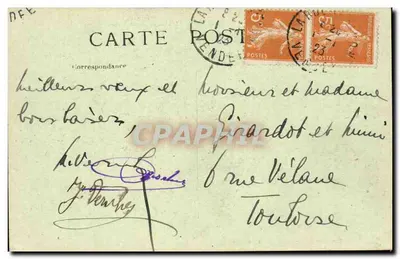 LA ROCHE-SUR-YON (Vendée) — Widok z Drogi Petit-Bourg — n° 482 — Rewers