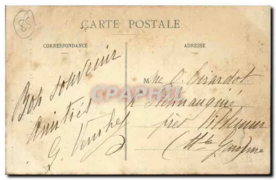 Les Sables-d'Olonne — De Promenade met ezel — Uitgave van de Nieuwe Galerijen, nr. 116 — Achterkant