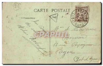 Les Sables-d'Olonne — O Sémaphore da Chaume — Editor Lignon — Verso