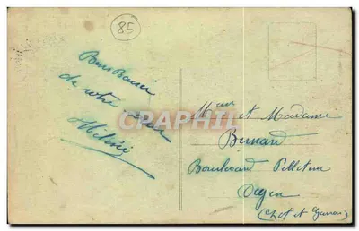 LES SABLES-D'OLONNE — Przystań Prezydenta Wilsona — Wydanie Nowych Galerii nr 127 — Rewers