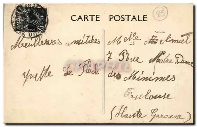 Mortagne — Faubourg St-Eloi — Coleção Gérault-Barville — Verso