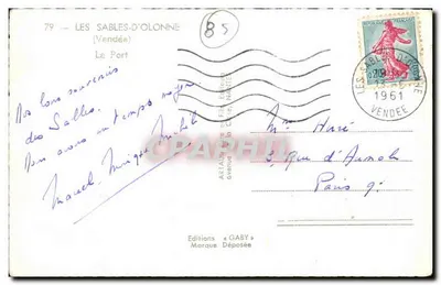 Port Les Sables-d'Olonne — widok panoramiczny — Gaby — Rewers