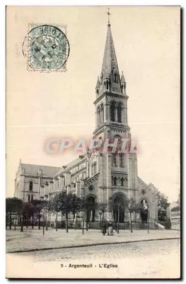Argenteuil - A Igreja — editor Simi-Bromure A. Breguer Frères (Biposé) — n°9