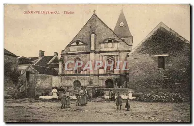 Genainville (S.-et-O.) - A Igreja — editor A. Levatier, Permou