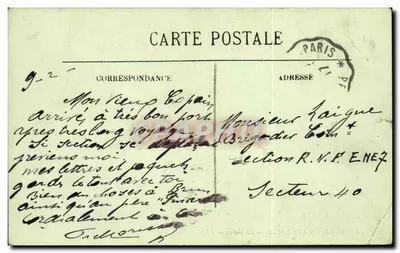 Enghien-les-Bains — La Gare — LL. — Verso