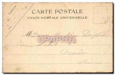 St-LEU (S.&-O.) — Vecchie Case della Rue de la Marée — Union Postale Universelle — Verso