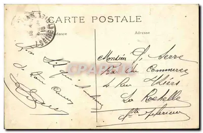 Parmain — Rue Guichard — widok na sklepy — Rewers