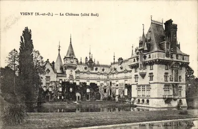 Vigny (S.-et-O.) — Le Château (côté Sud) — Edit. Lélong, tabacs — L.H. Lévas