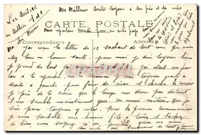 Vigny (S.-et-O.) — Le Château (côté Sud) — Edit. Lélong, tabacs — L.H. Lévas — Verso