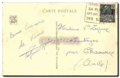 Exposición Colonial Internacional — París 1931 — La Puerta del Pueblo Indígena — G. Olivier & J. G. Lambert Arch. — Reverso