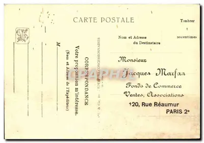 Exposição Colonial Internacional — Paris 1934 — Seção Tunisiana — Vista sobre a Praça Pública do Café — Verso