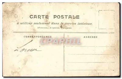 Paris inundado (janeiro de 1910) — Porto de São Nicolau — Coleção Taride — Verso
