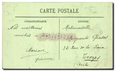 O Ponte Notre-Dame — Paris — LL' — Janeiro 1910 — Verso