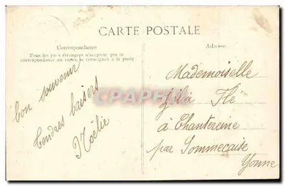 Saint-Denis — Cheia do rio Sena — rue de la Briche — 28 de janeiro de 1910 — editor PELD — Verso