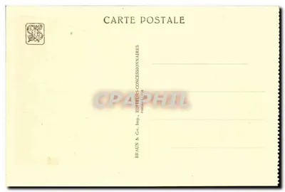 Cameroun Togo — Blick auf das Große Pavillon — Internationale Kolonialausstellung — Paris 1931 — Rückseite