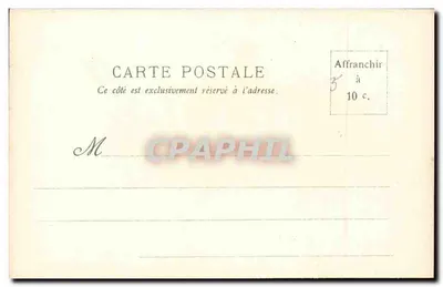 Palácio dos Ministérios da Guerra e da Marinha — Exposição Universal de 1900 — G. F. Paris — Verso