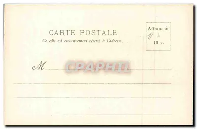 Ponte Alexandre III — Exposição Universal de 1900 — editor não identificado — Verso