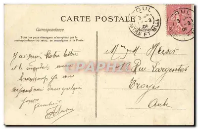 Ordu Yürüyüşü — 29 Mayıs 1904 — Matin Otelinin Önünde, Ayrılış Öncesi — C.L.C. — R.F. Yayıncısı — Arka yüz