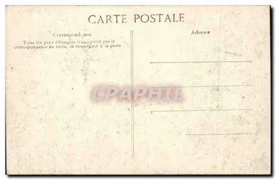 Flut der Seine — Pont-Neuf, Le Vert Galant, Paris — E.D. Verleger — Rückseite