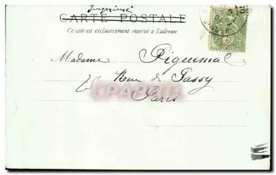 Exposición Universal 1900 — Pabellón de Italia — Editor no identificado, n° 17 — Reverso
