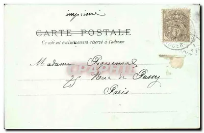 Türkei — Weltausstellung 1900 — Verlag Clas, Nr. 56 — Rückseite