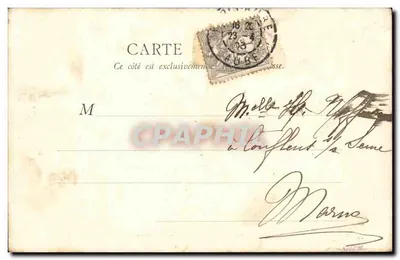 O Tiro de Canhão do Meio-Dia no Palácio-Royal — B.F. Paris, n°119 — Verso