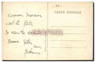 Barragem de La Bouillouse — Pyrénées-Orientales — Editor Luxe Anstine, n° 320 — Verso